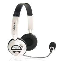 Headphones with Microphone NGS MSXProWhite White (3.5 mm)