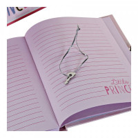 Diary with accessories DKD Home Decor Princess Pink (27 x 4.3 x 17.5 cm)