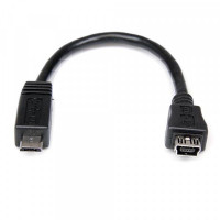 Cable Micro USB Startech UUSBMUSBMF6          Micro USB A Micro USB B Black