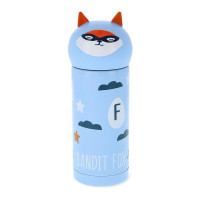 Travel thermos flask Quid Little Fox Go Hero Stainless steel 0,25 L