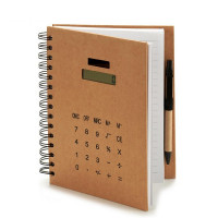 Notebook (2,5 x 21 x 18 cm) Calculator