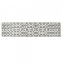 Carpet DKD Home Decor White Grey Polyester Cotton (60 x 240 x 1 cm)