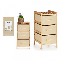 Chest of drawers Cream Wood TNT (Non Woven) (34 x 66 x 36 cm)