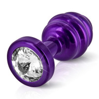 Ano Butt Plug Ribbed Purple 35 mm Diogol 71656