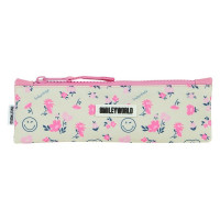 Holdall Smiley Pink White