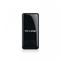 Wi-Fi Adapter TP-LINK Mini TL-WN823N 300N 2.4 GHz QSS USB Black