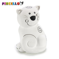 Money box PVC Ceramic Cat (8,5 x 12 x 8,5 cm)