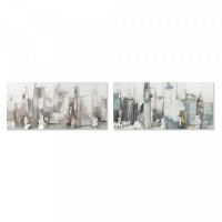 Painting DKD Home Decor Canvas Abstract (2 pcs) (150 x 3.8 x 70 cm)