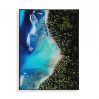Painting Island Crystal MDF Wood (60 x 2 x 80 cm)