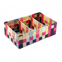 Box with compartments Multicolour (21 x 10 x 32 cm)