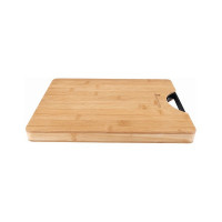 Cutting board Masterpro Foodies Brown Bamboo (35 x 25 x 3 cm)