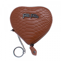 Purse Folli Follie WA14P025WK Brown Leather (11 x 11 x  cm)