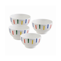 Set of bowls Benetton Po Bone China Porcelain 650 ml (4 uds)