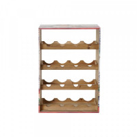 Bottle rack DKD Home Decor Pinewood MDF Wood (40 x 30 x 56 cm)