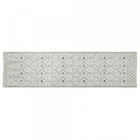 Carpet DKD Home Decor White Grey Polyester Cotton (60 x 240 x 1 cm)
