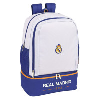 Sports Bag with Shoe holder Real Madrid C.F. Blue White