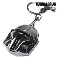 3D Keychain The Mandalorian Silver